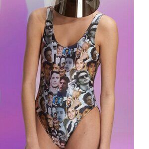 Clashist James Franco Collage One Piece Swimsuit